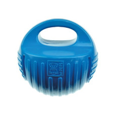 M-PETS Игрушка для собак мяч-гиря, цвет синий, 18 см