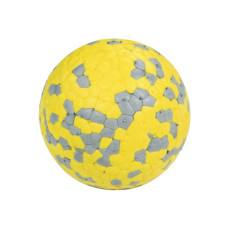 M-PETS Игрушка для собак мяч Блум, 7 см, цвет желто-серый