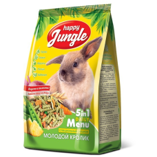 Корм Happy Jungle для молодых кроликов, 400 г