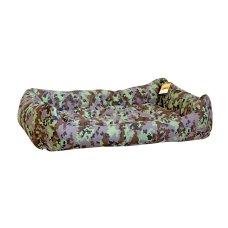 Моськи-Авоськи Лежанка прямоугольная пухлая с подушкой, 78,5х57х21 см, цвет камуфляж