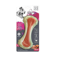 M-PETS Игрушка для собак CHEWBO Кость, с ароматом бекона, нейлон, размер L, 20,2 см