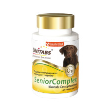 ЮНИТАБС SeniorComplex Витамины ежедневные для собак старше 7лет 100таб.