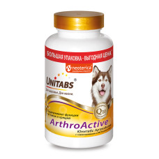 ЮНИТАБС Arthro c Q 10Active Витамины для собак при болезнях суставов 200таб. U2012