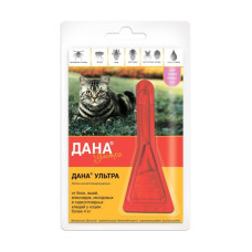 Дана Ультра капли на холку (для кошек более 4 кг), 0,64мл