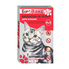 Биовакс Капли на холку для кошек антипаразитарные №2