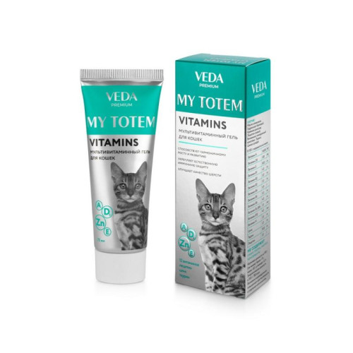 Мультивитаминный гель для кошек MY TOTEM VITAMINS 75 мл