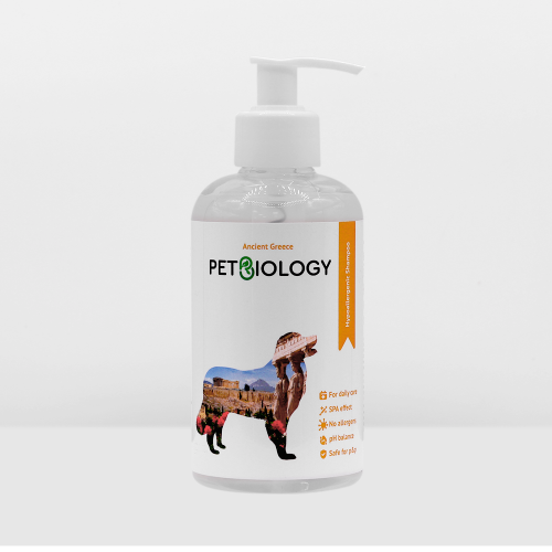 PetBiology Гипоаллергенный шампунь для собак, Греция, 300 мл (ПЕТБИОЛОДЖИ)