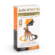 Витамины "Биоритм" д/собак средних пород, 48табл. по 0,5г