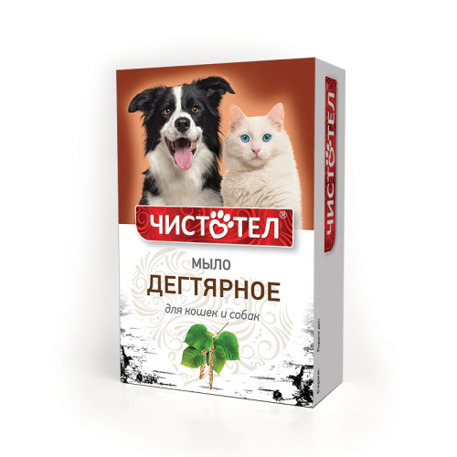 Мыло ЧИСТОТЕЛ дегтярное.80г