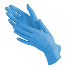 Перчатки нитрил. неопудр. Benovy Nitrile M голубые, 100пар(200 шт)