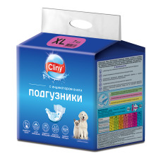 Подгузники для собак и кошек КЛИНИ XL 15-30кг 7шт/уп