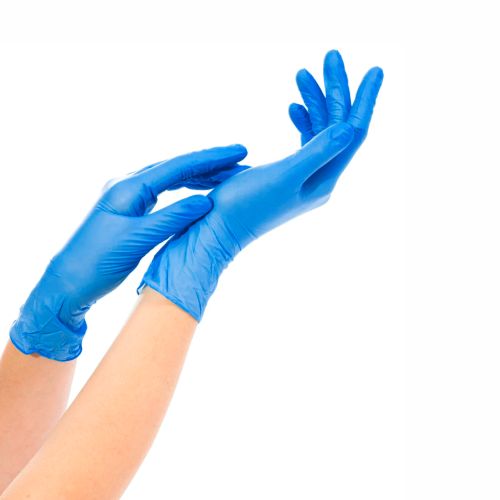 Перчатки нитрил. неопудр. Top Glove S, голубые 50 пар(100 шт)