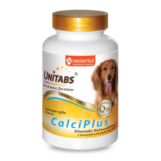 ЮНИТАБС CalciPlus c Q10 КальцийПлюс для собак 100 таб