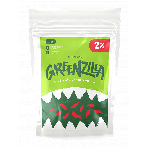 Greenzilla (Гринзилла) 2% (Инсектицидное средство для борьбы с личинками мух) 1кг