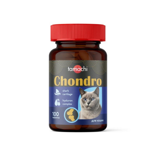 Tamachi Chondro (Хондро) витамины для кошек, таблетки, № 100