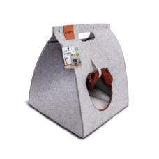 M-PETS Лежанка-домик SNOOZY, войлок, 40х40х48 см