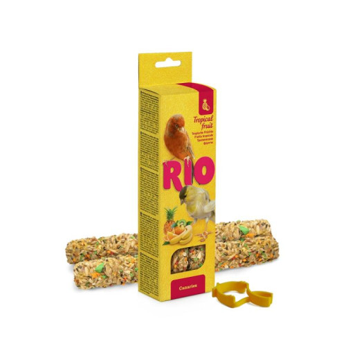 Палочки RIO для канареек с тропическими фруктами, 2х40 г