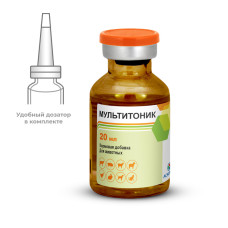 Мультитоник, кормовая добавка, витаминный комлекс, 20 мл