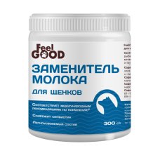 FeelGOOD Заменитель молока (молочная смесь) для щенков, 300г ФилГуд