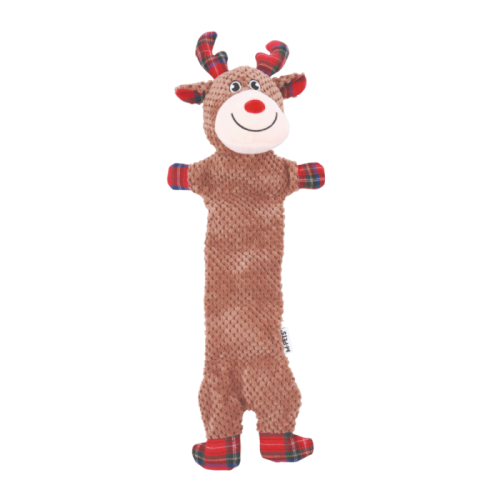 Игрушка мягкая для собак Новогодний олень PRANCER, 54 см, MPets 10656299