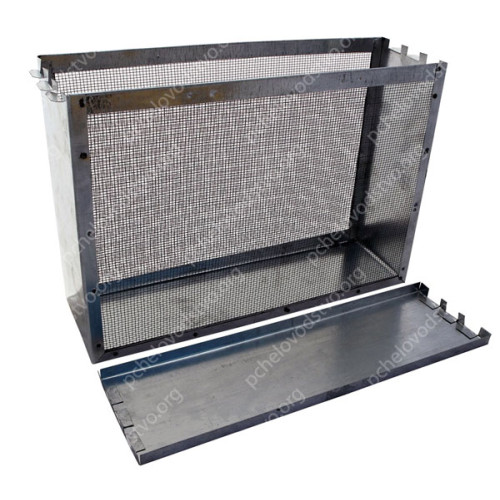 Изолятор матки и пчел 3-х рамочный Дадан корпус оцинкованный сетка металл