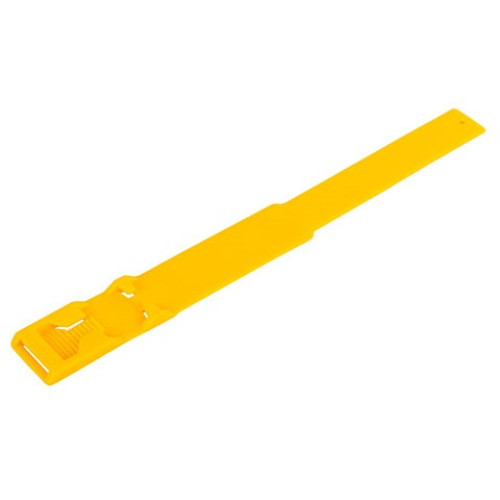 Повязка-метка на ногу, пластиковая жёлтая
