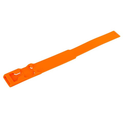 Повязка-метка на ногу, пластиковая оранжевая