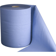 Бумага для вымени 330х350 двухслойная синяя 1000 листов (упаковка 2 рулона)