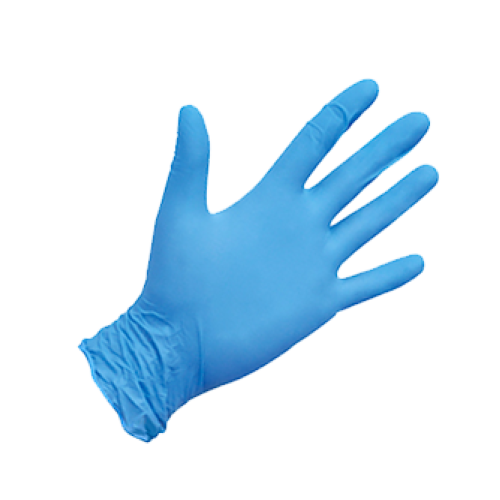 Перчатки нитриловые синие, размер S (упаковка - 100 штук)
