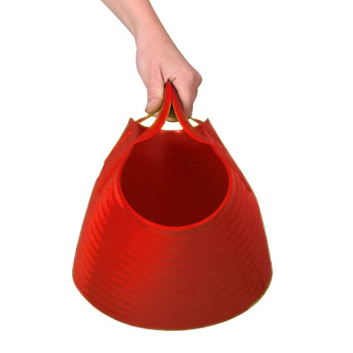 Гибкое ведро FlexBag, 12 л, красное