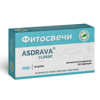 Свечи ASDRAVA classic (Дорогова), 10 шт.