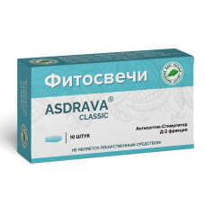 Свечи ASDRAVA classic (Дорогова), 10 шт.