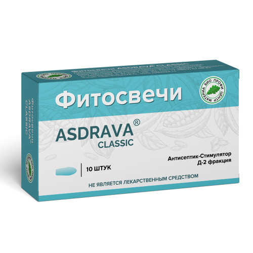 Свечи ASDRAVA classic (Дорогова), 10 шт.