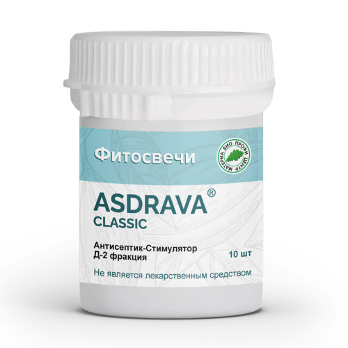 Свечи ASDRAVA classic (Дорогова), 10 шт.