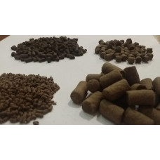 Корм для карповых рыб массой свыше 50 г, КО-110-3, экономичный, продукционный, экструдированный, 25 кг