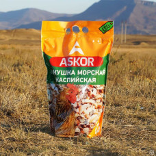 Ракушка высушенная калиброванная мелкая, фракция 1-2 мм (пакет 5 кг)