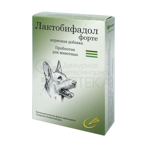 Лактобифадол форте, для собак, порошок, уп. 50 г