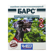 Барс ошейник, от блох и клещей для собак крупных пород