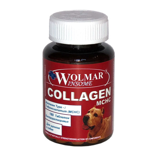 Wolmar Winsome Collagen MCHC комплекс для восстановления сухожилий собак, уп. 180 таблеток