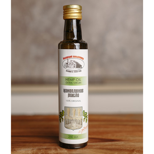 Масло конопляное HEMP OIL EXTRA VIRGIN, 250 мл