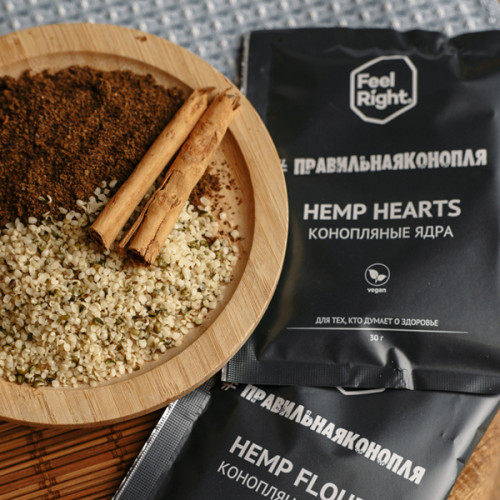 Ядра конопли Feelright в шоубоксе по 24 шт