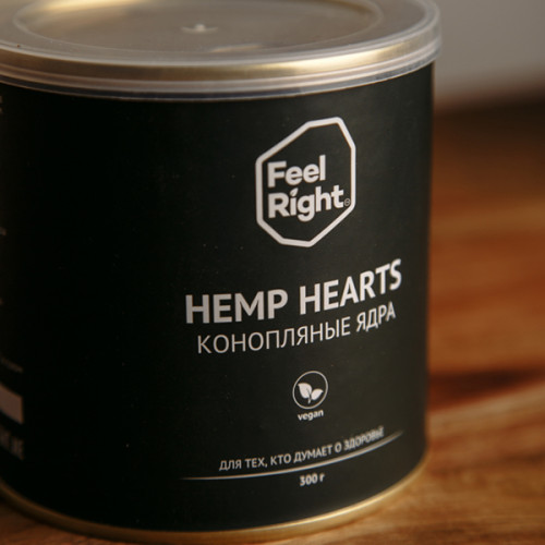 Ядра конопляные FeelRight, 300 г