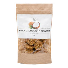Чипсы гречишно-конопляные с кокосом, 90 г