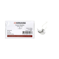 Игла хирургическая 3/8 21мм пружинное ушко обратно-режущая KRUUSE 10 шт/уп 152631