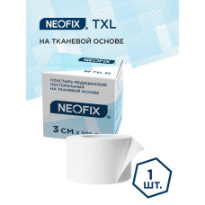 Лейкопластырь катушка на тканевой основе NEOFIX TXL, 3х500см