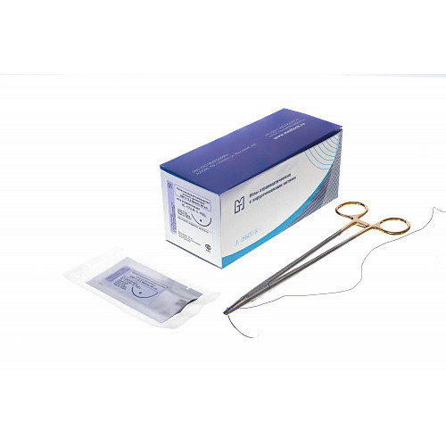 Полигликолид-ко-капролактон USP 3-0 (MР 2) МЕДТЕХНИКА обратно-режущая 3/8 24мм, 75см 12шт/уп Полигликолид-ко-капролактон USP 3-0 (MР 2) МЕДТЕХНИКА обратно-режущая 3/8 24мм, 75см 12шт/уп