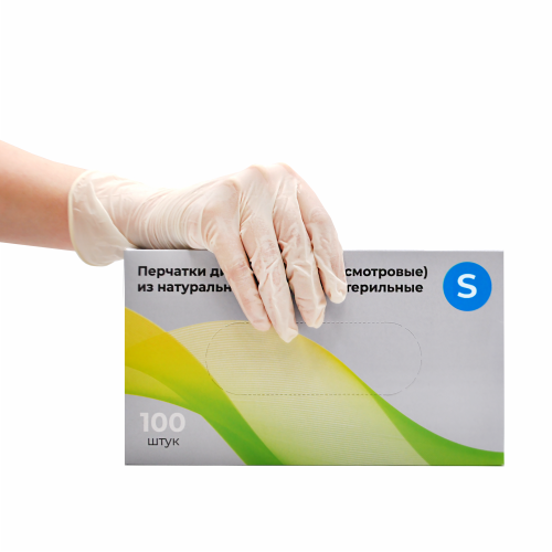 Перчатки латекс.смотровые неопудр. Top Glove S 50пар