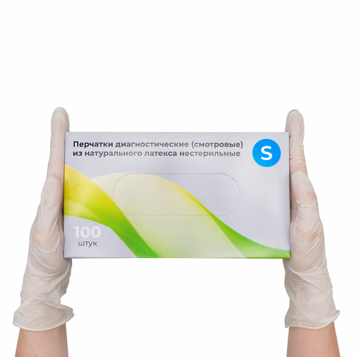 Перчатки латекс.смотровые неопудр. Top Glove S 50пар