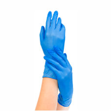 Перчатки нитрил. неопудр. Top Glove S, голубые 50 пар(100 шт)