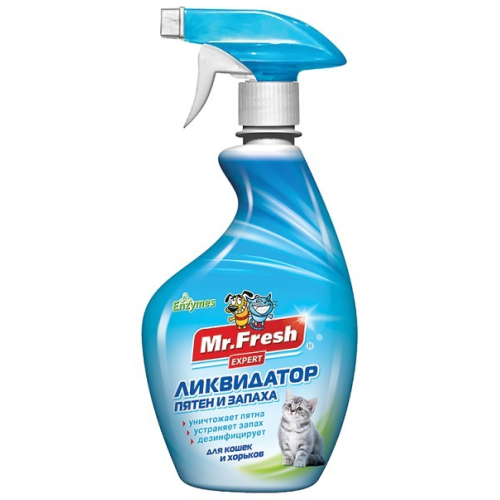 МФ Эксперт 3в1 Ликвидaтор пятен и запаха д/кош. спрей 500мл F403